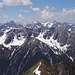 Im Südwesten die zentralen Lechtaler Alpen