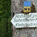 In der Jachenau und am Walchensee gibt es noch viele schöne Wanderschilder