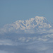 Zoom zum Mont Blanc, die Fernsicht ist noch etwas eingeschränkt.