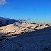 Morgenstimmung bei P.2748m mit beiden flachen Gipfeln Pizzo Corói (2785,1m) und Pizzo Marumo (2790,1m).