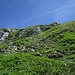 bereits oberhalb des Kamins