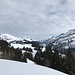 Sicht zurück zum Les Mazots