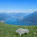 Abstieg vom Monte Bregagno,<br />Blick auf den nördlichen Comer See