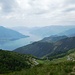 Über den Westrücken in Richtung Monte Berlinghera,<br />Unten sieht man die Alpe Mezzo und Alpe Pescedo