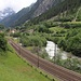 La vallée de la Reuss au-dessus de Gurtnellen