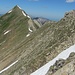 Fieses Schneefeld, welches noch den Übergang zur Elmer Kreuzspitze blockierte