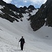 auf ca. 2200müM; wir laufen immer noch über imense Schneefelder - und dies im Juli!