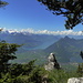 Kurze Verschnaufpause im Aufstieg zum Haggenspitz: Das allgegenwärtige Panorama mit dem Vierwaldstättersee
