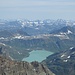 Aussicht vom Silvrettahorn: Silvretta Stausee bei der Bielerhöhe