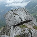 Der zweite Block hat schon eine Talneigung und wird hauptsächlich vom unteren Block abgestützt.