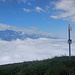 Aufstieg Wilerhorn kurz nach dem Durchbrechen der Wolkendecke