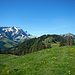 Am Chlosterspitz kann man beim Z'nüne den Blick auf die Nordwestliche Alpsteinkette genießen.