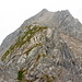 Alpspitze von der Rinderwegscharte aus gesehen