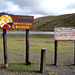 Laguna Limpiopungo wo wir unser Auto parkierten und die Tour starteten