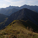 Blick vom Gipfel des Egger Muttekopfs nach Südosten (Muttekopf), direkt davor der Ortkopf, mein nächstes Ziel