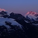 Sonnenaufgang an Piz Palü und Piz Bernina