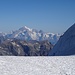 ...und in der Rückschau dominiert der Mont Blanc...