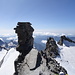 ...wieder zurück auf die Felsen über dem Paradiso-Gletscher...