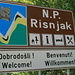 Eingang Nationalpark Risnjak
