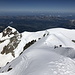 Im Aufstieg zum Mont Blanc (via Bosses-Grat) - Rückblick.