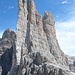 Imposante Vajolettürme mit Delagoturm, wenig Kletterer