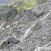 Steiler Abstieg zum Rif. Vajolet