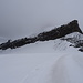 ...mit Blick auf das Oldenhorn über den Gletscher zurück.