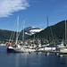 genialer Blick vom Tromsö-Hafen zum Tromsdalstinden