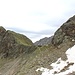 <b>Sguardo all'indietro sulla bocchetta Egesen Nieder (2506 m).</b>