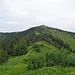 Blick vom Sewenegg (1835 m) auch Schnabelspitz genannt, zum Rickhubel