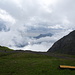 das Wetter bessert sich - im Sessellift hatten wir keine 10 m Sicht