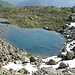 A small lake at elevation 2550 m - view back after I passed it.