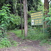 Grenze des Rwenzori-Nationalparks