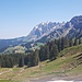 Nocmals ein allerletzter Blick zum Alpsteinmassiv vom Risipass aus. 