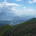 vue sur Lugano, le Monte San Salvatore et le Monte San Giorgio