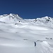 Start Richtung Ginalshorn bei der Bergstation Skilift