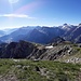 Vista dalla cima sull'Alta Pusteria e le Dolomiti di Sesto