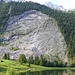 The rock slide area at Obersee.