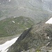The Kesch hut - view from the summit of Piz Forun.