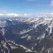 Ein Teil der Nördlichen Karwendelkette und der Beginn des Karwendelhauptkamms.