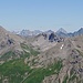 Älplihorn (left) and Chrachenhorn (right) - view from the summit of Büelenhorn.