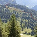 Blick vom Westgrat des Hirschbergs zum Giblenkopf mit meiner ungefähren Anstiegslinie