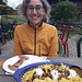 bei einem herrlichen Abendessen