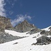Anstieg über die Reste des Glacier de Bertol