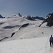 Abstieg über den Glacier du Aiguille: durchweg mit toller Kulisse