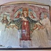 L'affresco della Madonna della Certosa nel chiostro superiore.