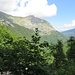 Il panorama dal Pis del Pesio verso Nord, la montagna al centro è la Punta Labaia Mirauda di 1971 metri. 