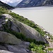 Wunderschöne Gletscherschliffe am Wanderweg beim Räterichsbodensee