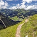 Gemütlicher Weg von der Wanne-Alpe Richtung Innerkuhgehrenalpe.