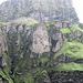 Vesperpause mit schönen Gelände-und Felsstrukturen unter der Gamsberg-Nordlfanke